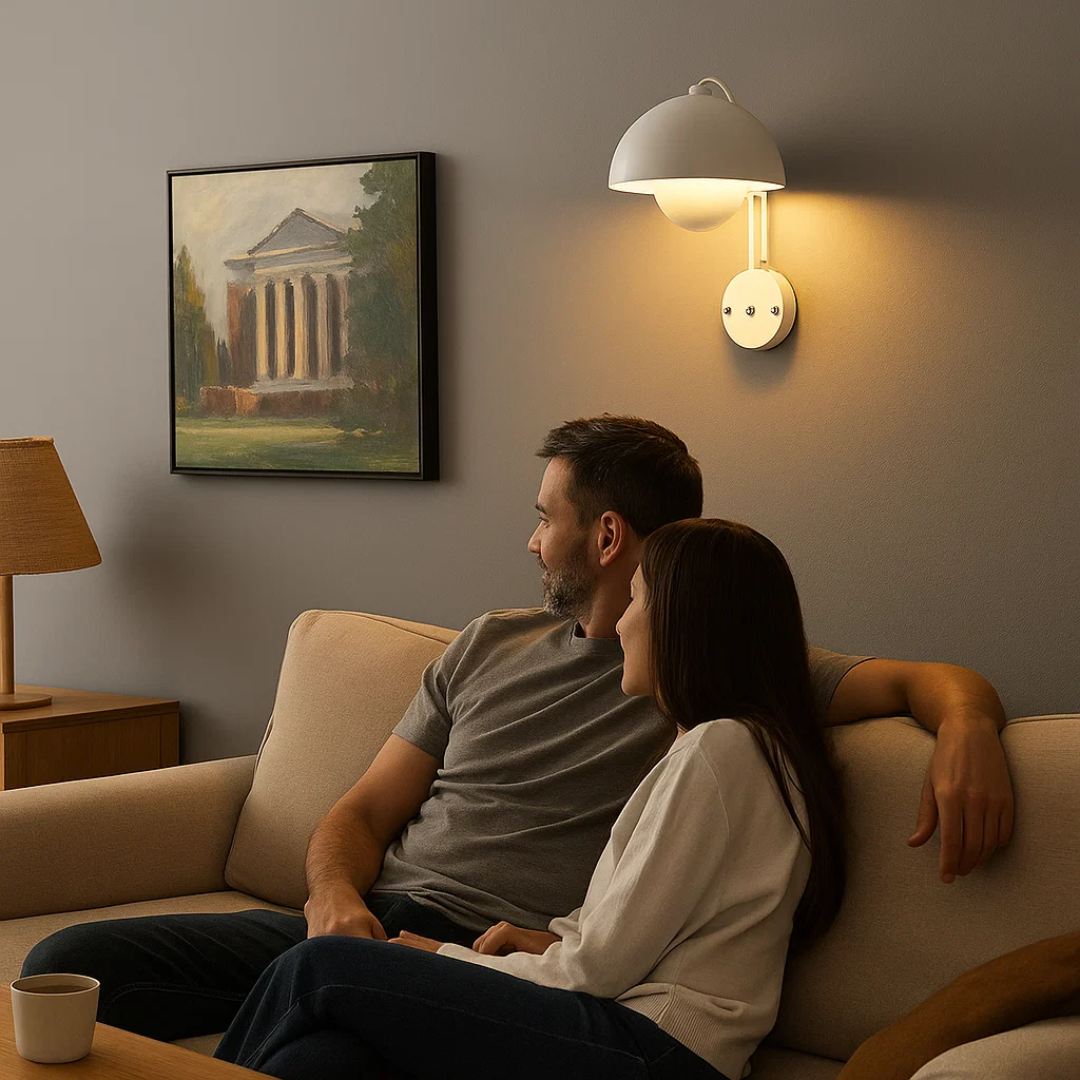 Floral LED Wall Lamp – Energy-Efficient Decorative Wall Sconce Lighting for Serene Ambiance 3