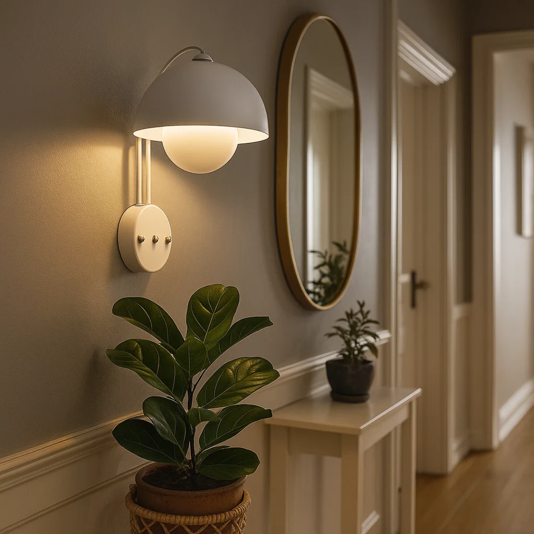 Floral LED Wall Lamp – Energy-Efficient Decorative Wall Sconce Lighting for Serene Ambiance 4
