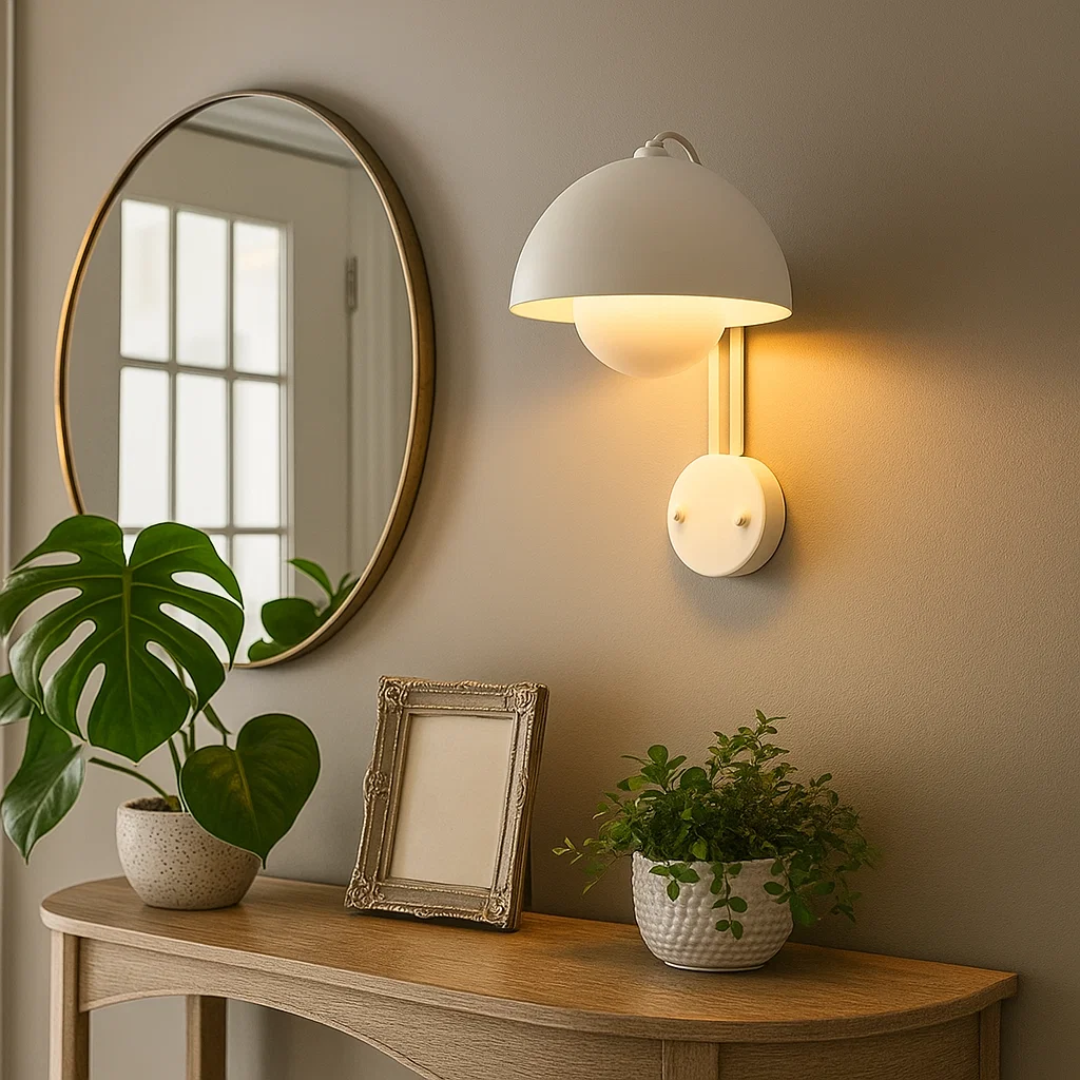 Floral LED Wall Lamp – Energy-Efficient Decorative Wall Sconce Lighting for Serene Ambiance 6