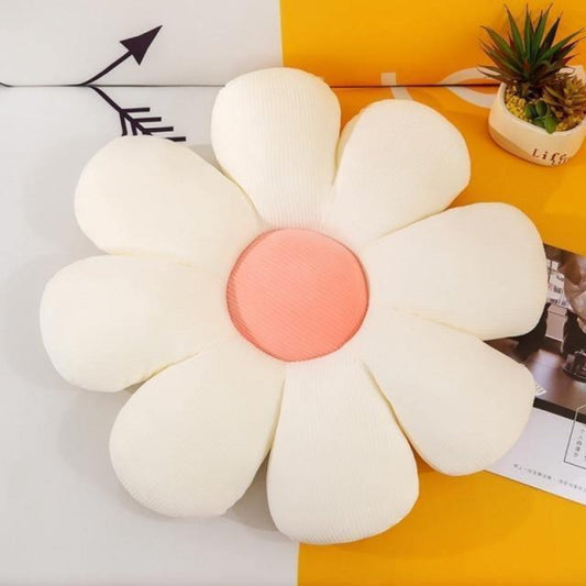 Soft Floral Throw Pillow for Home Decoration - Pexav