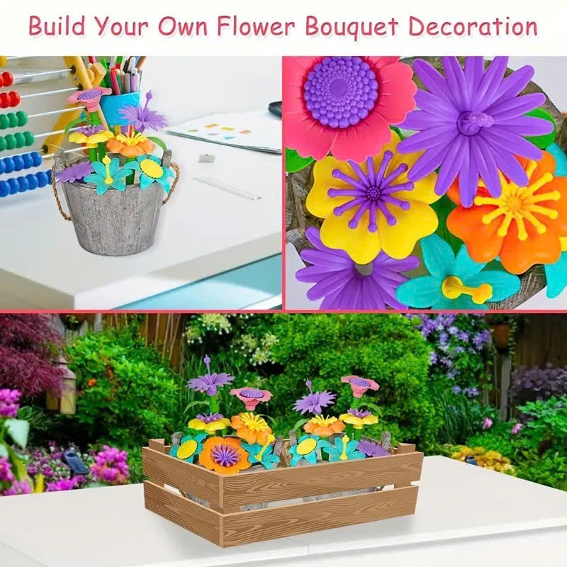 Flower Building Blocks Set – Educational STEM Toy
