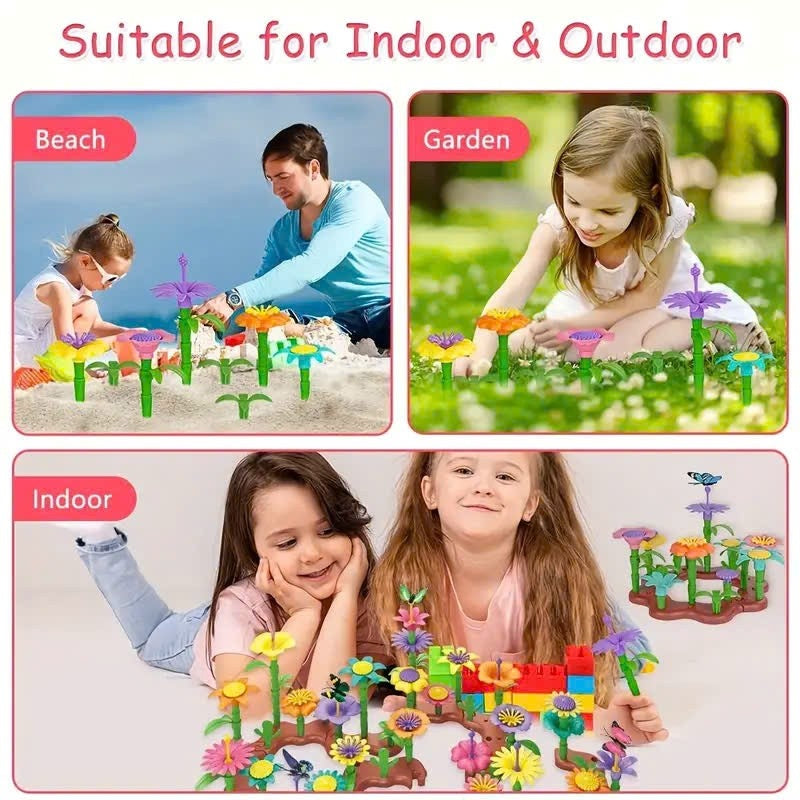 Flower Building Blocks Set – Educational STEM Toy