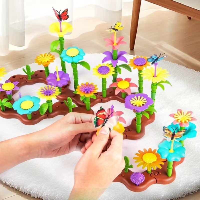 Flower Building Blocks Set – Educational STEM Toy