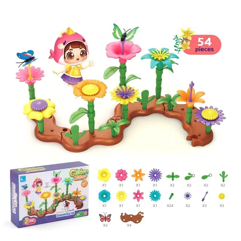 Flower Building Blocks Set – Educational STEM Toy