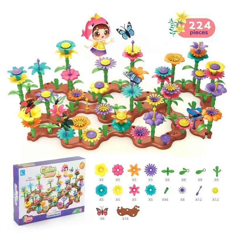 Flower Building Blocks Set – Educational STEM Toy
