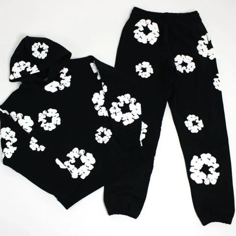 Casual Floral Sport Tracksuit - Pexav