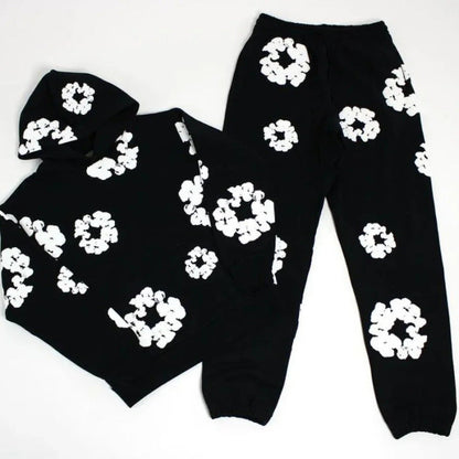 Casual Floral Sport Tracksuit
