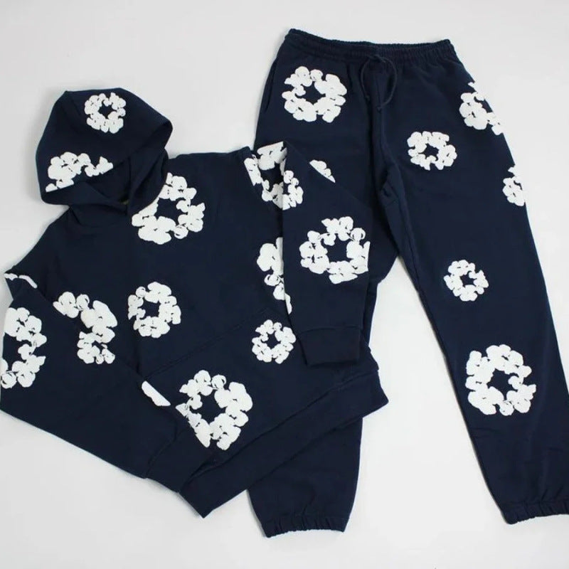 Casual Floral Sport Tracksuit