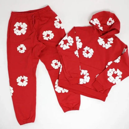 Casual Floral Sport Tracksuit