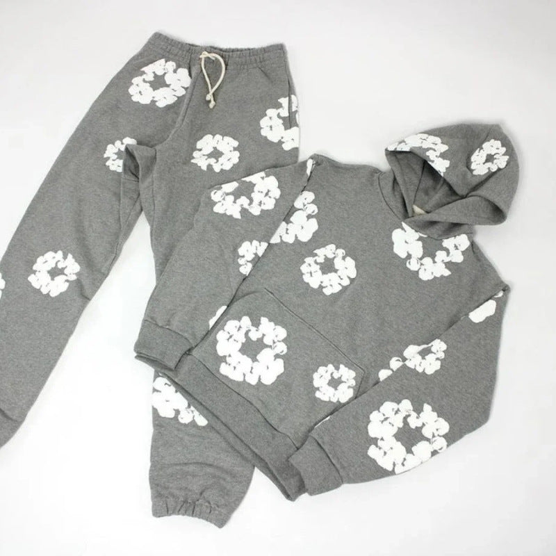 Casual Floral Sport Tracksuit