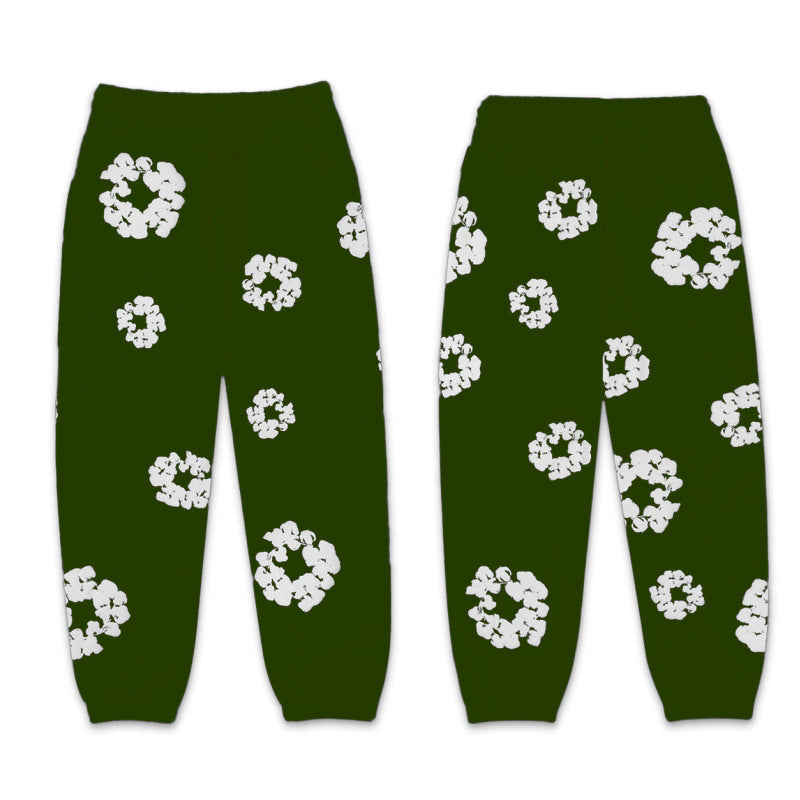 Casual Floral Sport Tracksuit