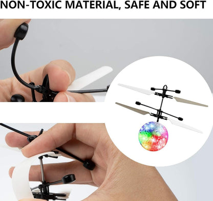 Flying orb ball with LED Light, Gesture Control and USB Rechargeable, Safe for Kids 14+
