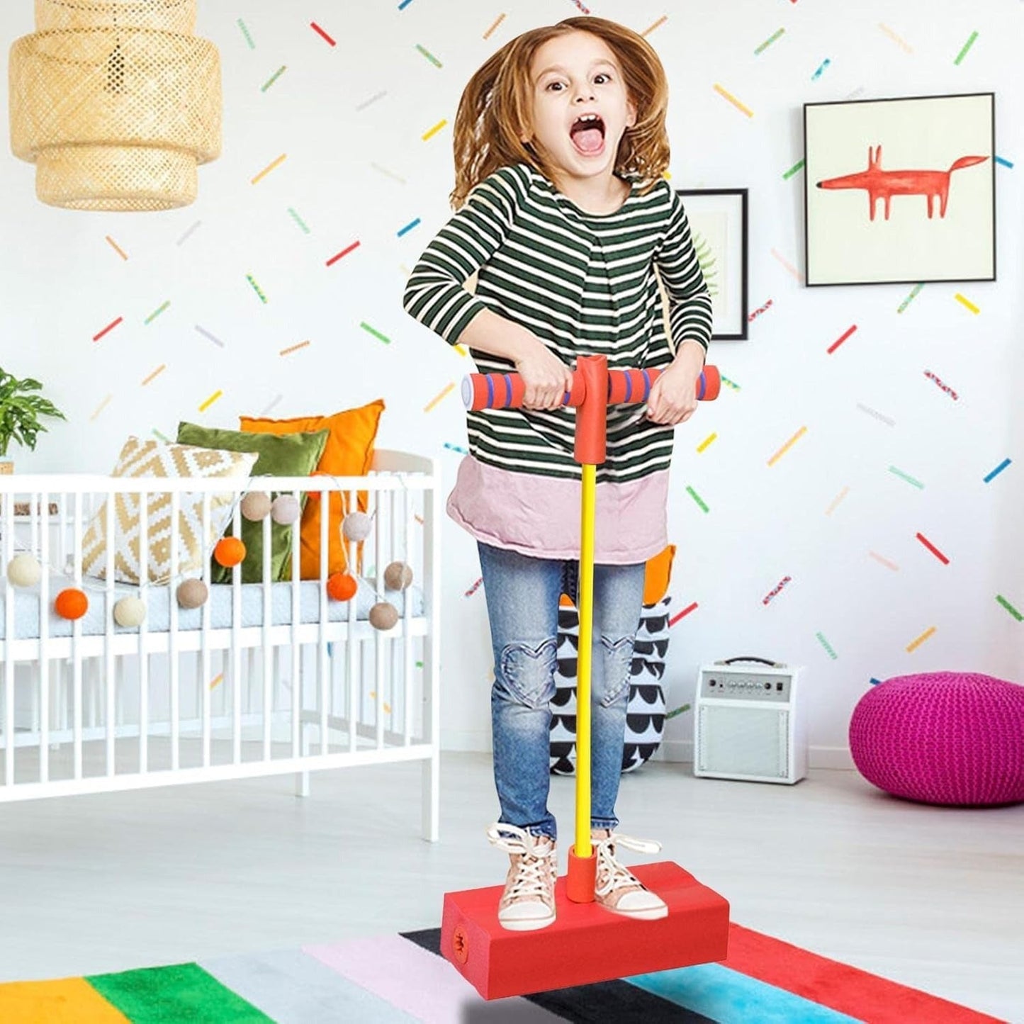 Bouncy Pogo Hopper Toy for Kids with Sound - Pexav