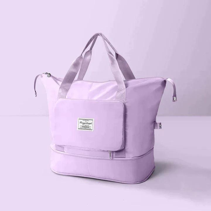 Collapsible Luggage Bag - Compact Portable with Multiple Pockets