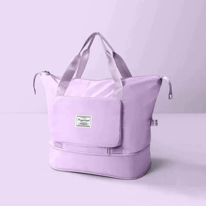 Collapsible Luggage Bag - Compact Portable with Multiple Pockets