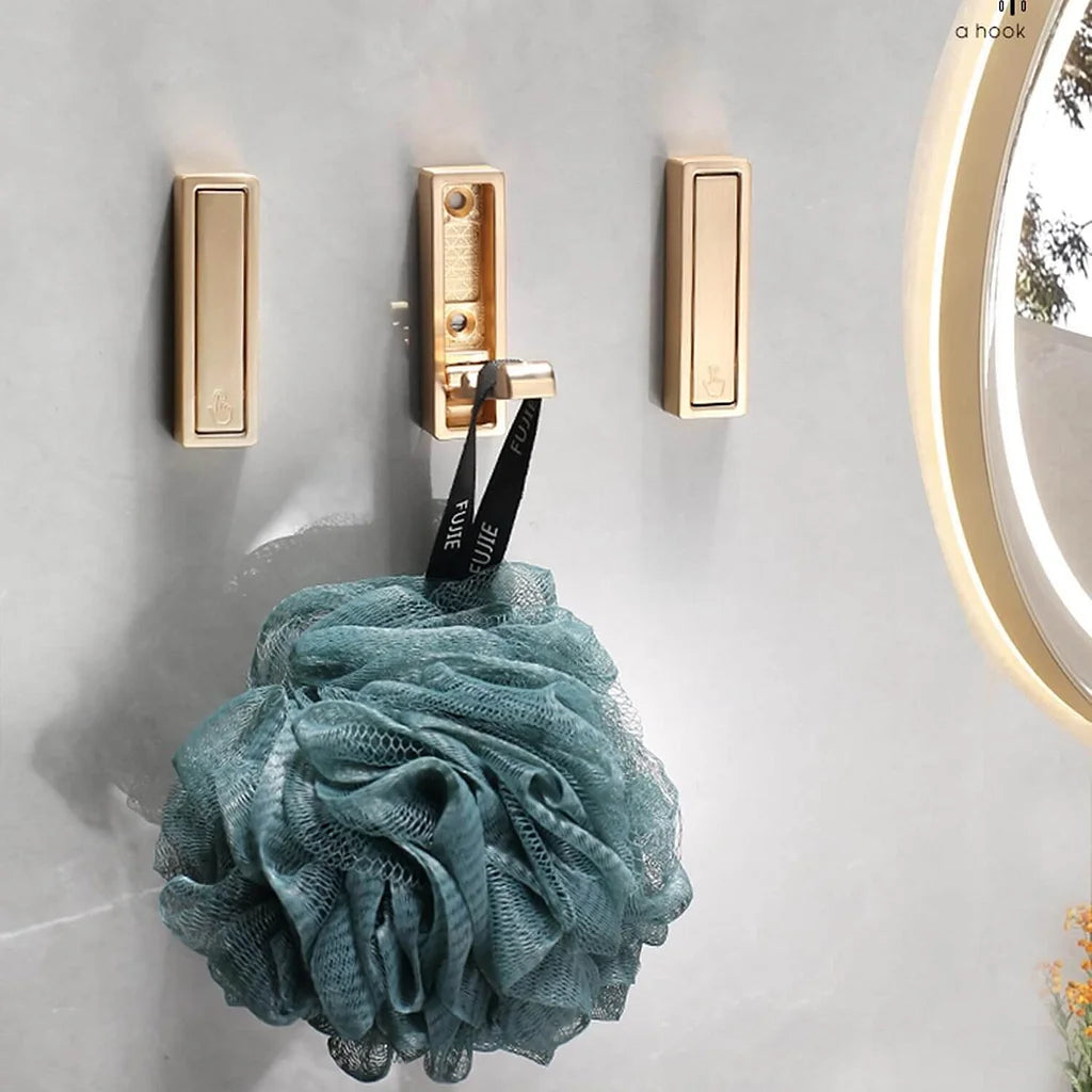 Space Saving Foldable Wall Hook with 90° Rotation - Pexav