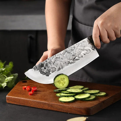 Forged Stainless Steel Cleaver Knife for Meat Cutting