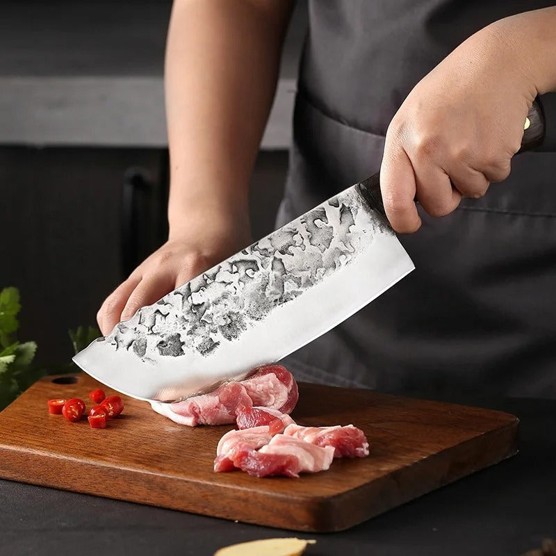 Forged Stainless Steel Cleaver Knife for Meat Cutting