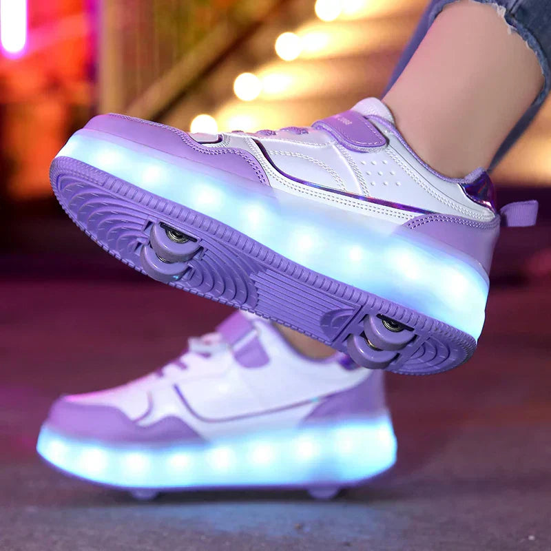 Comfortable LED Light Up Kids Sneakers