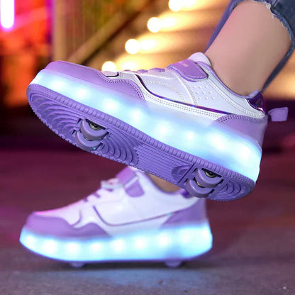 Comfortable LED Light Up Kids Sneakers