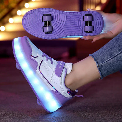 Comfortable LED Light Up Kids Sneakers