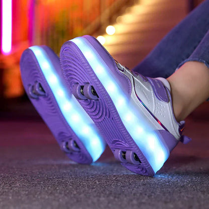 Comfortable LED Light Up Kids Sneakers
