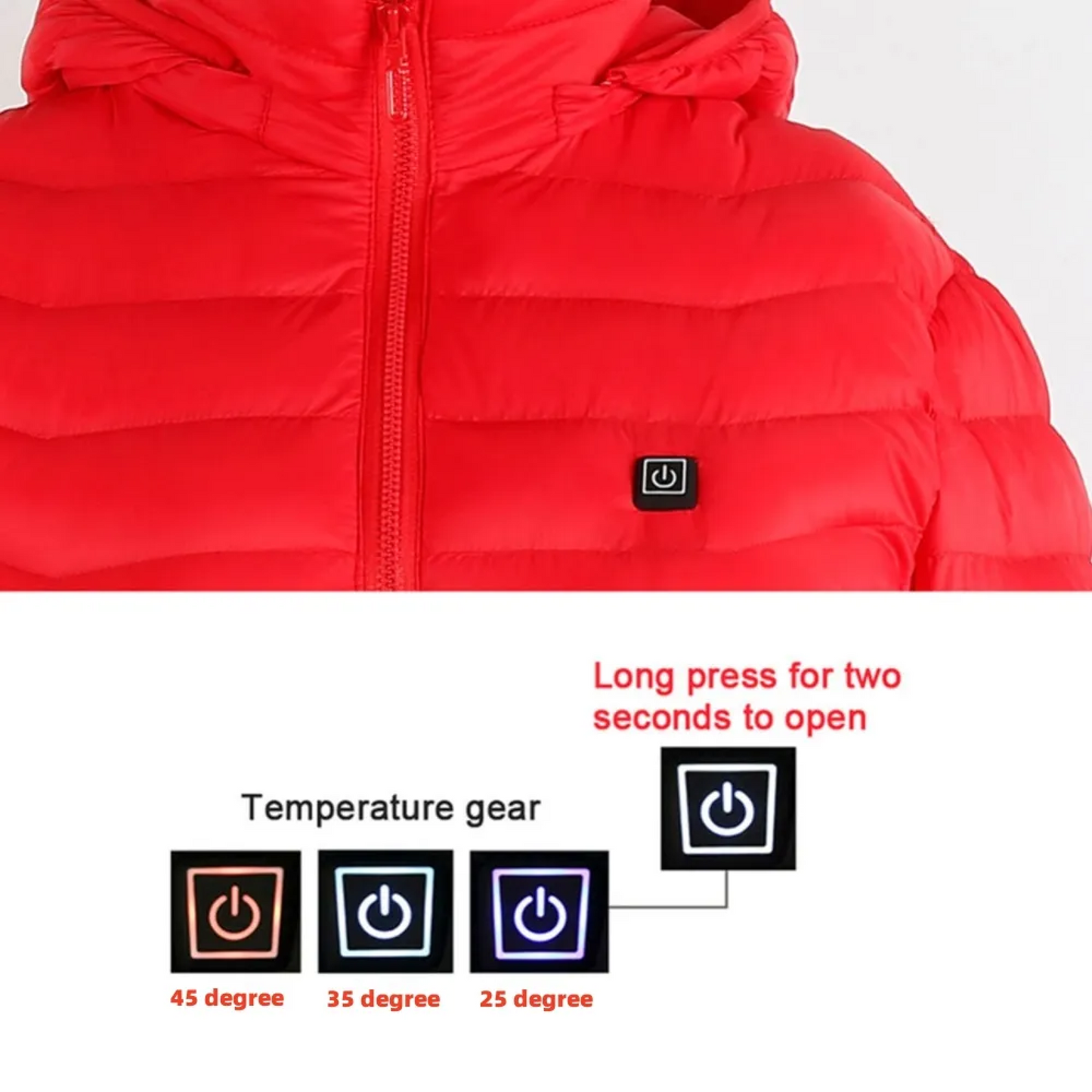 Warm Thermal Heated Fleece Jacket for Men and Women