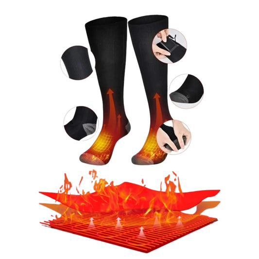 Thermal Insulated Rechargeable Socks for Skiing Men Women - Pexav