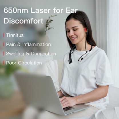 Compact Dual Ear Nose Laser Therapy Device