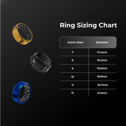 Smart Health Tracking Ring for Men Women