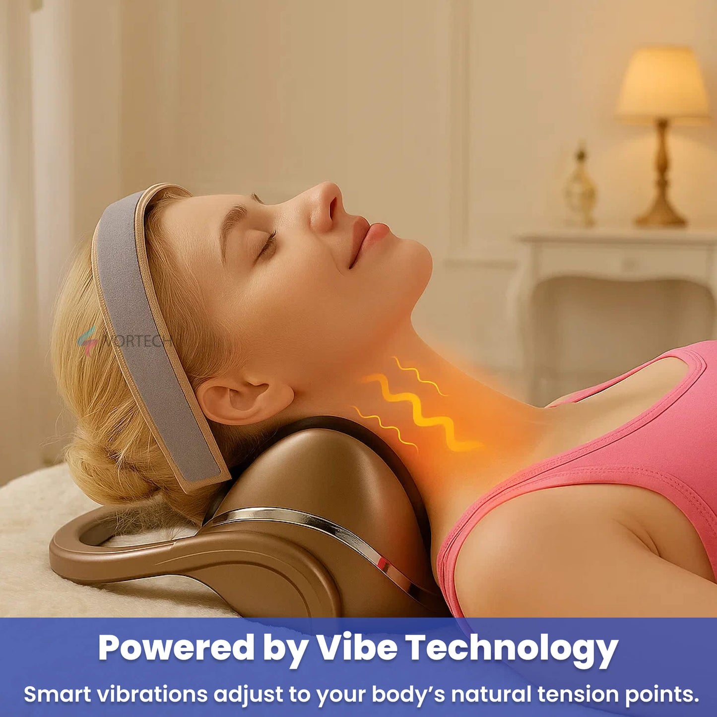 Compact Electric Neck Massager for Pain Relief