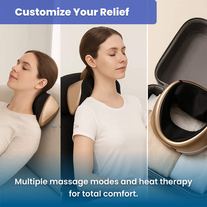 Compact Electric Neck Massager for Pain Relief