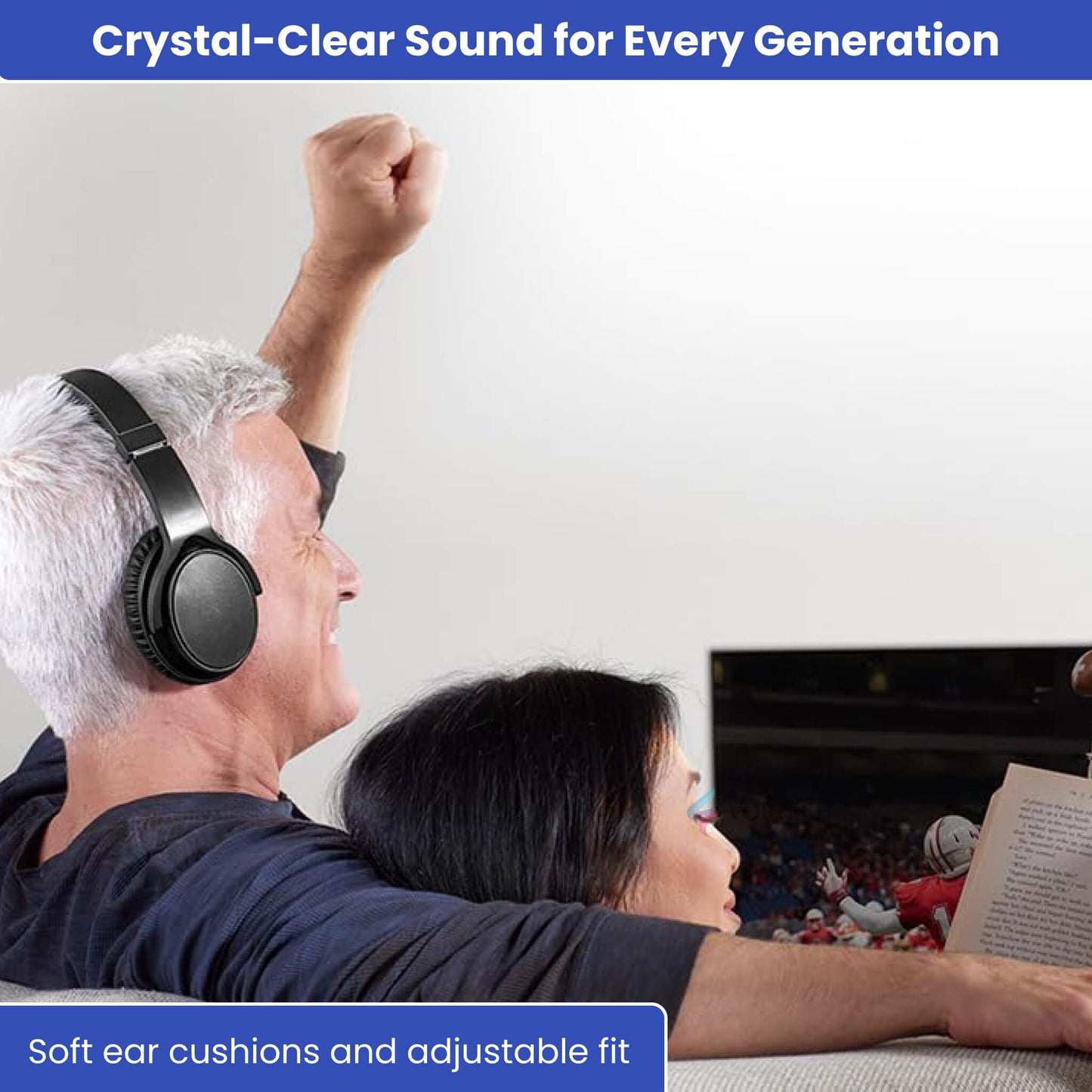 Comfortable Wireless Home Theater Headphones