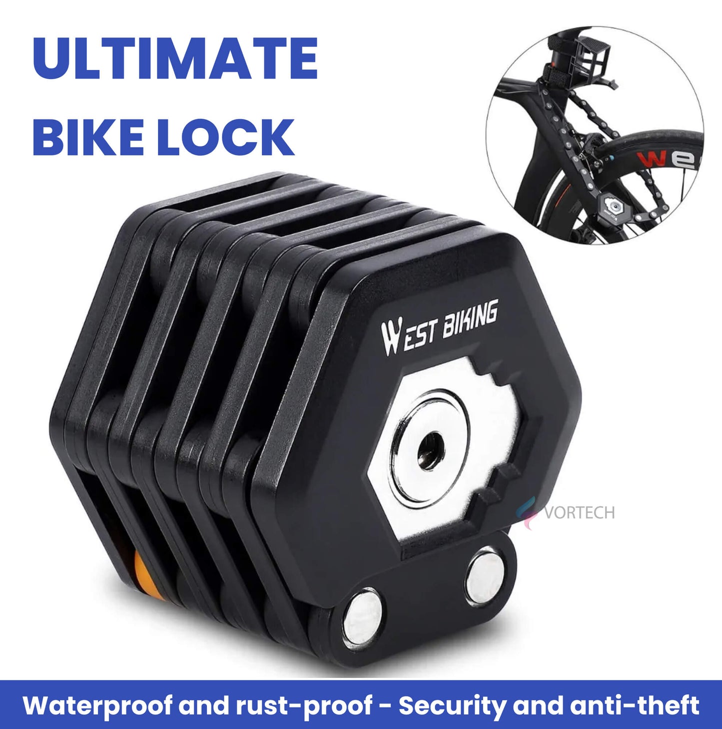 Strong Secure Bike Chain Lock