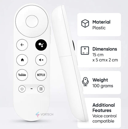 Simple Chromecast 4 Control Remote for Easy Streaming