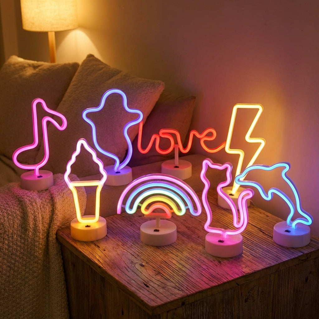 Trendy Floor Standing Neon Light - Pexav
