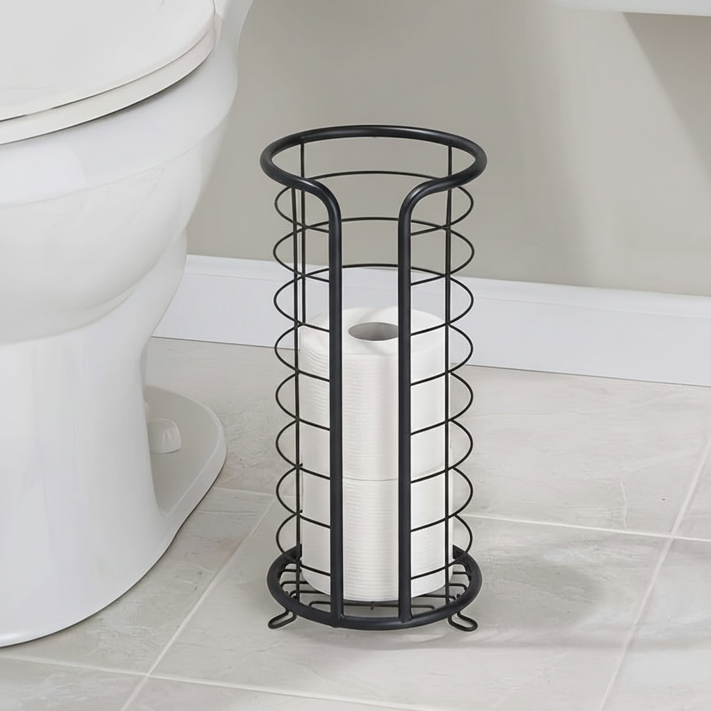 Stainless Steel Free Standing Paper Towel Holder - Pexav