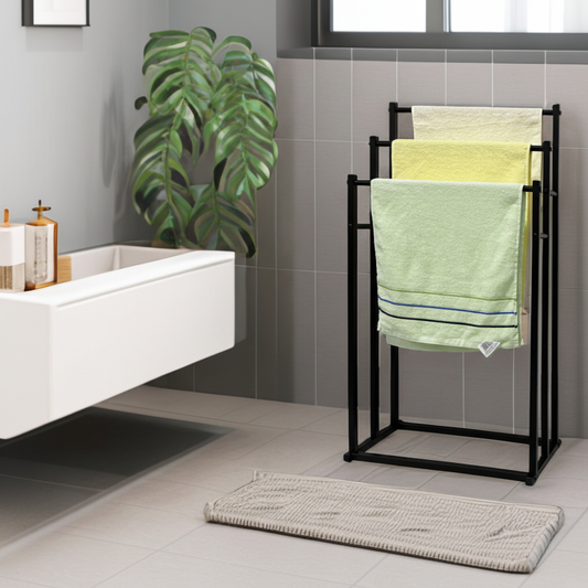 Stainless Steel Free Standing Towel Holder - Pexav