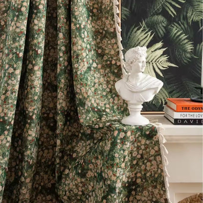 Classic Elegant Flower Print Drapes - Pexav