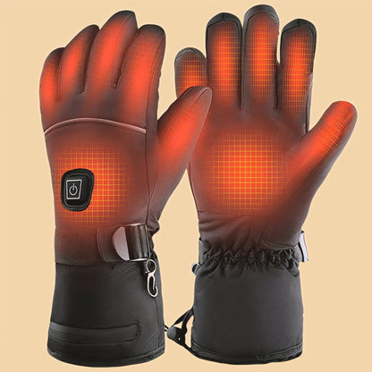 Warm Touch Rechargeable Ski Gloves for Cold Weather - Pexav