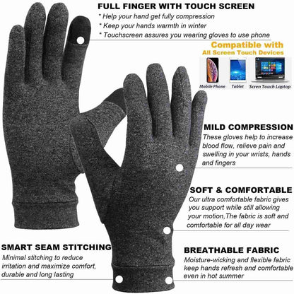Full-Finger Arthritis Compression Gloves for Enhanced Joint Support