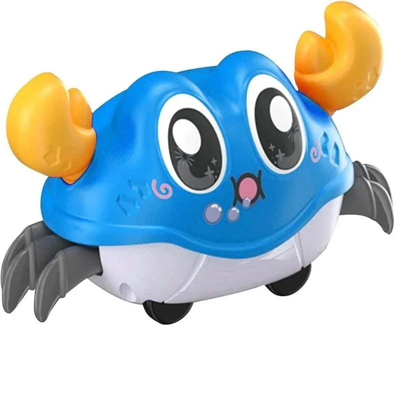 Fun Moving Crab Toy for Active Play, Double Loop Running, Crawling Game, Safe for 6 Months+