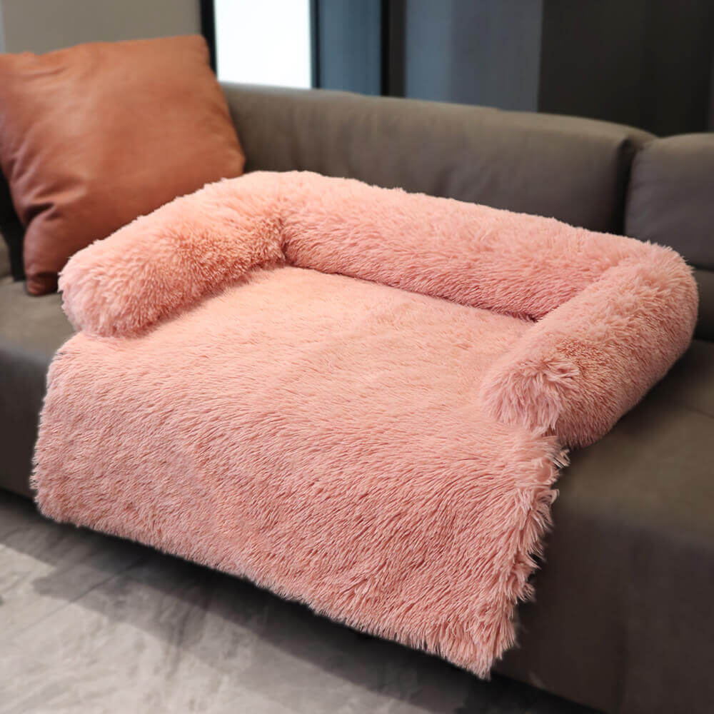 Comfortable Pet Sofa Bed - Plush Headrest