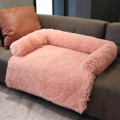 Comfortable Pet Sofa Bed - Plush Headrest