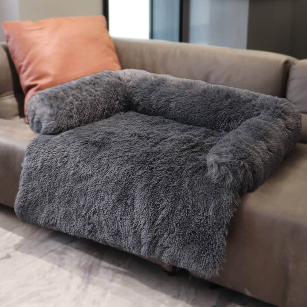 Comfortable Pet Sofa Bed - Plush Headrest