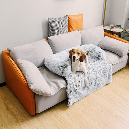 Comfortable Pet Sofa Bed - Plush Headrest