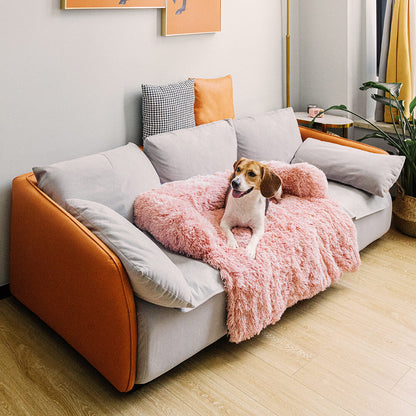 Comfortable Pet Sofa Bed - Plush Headrest