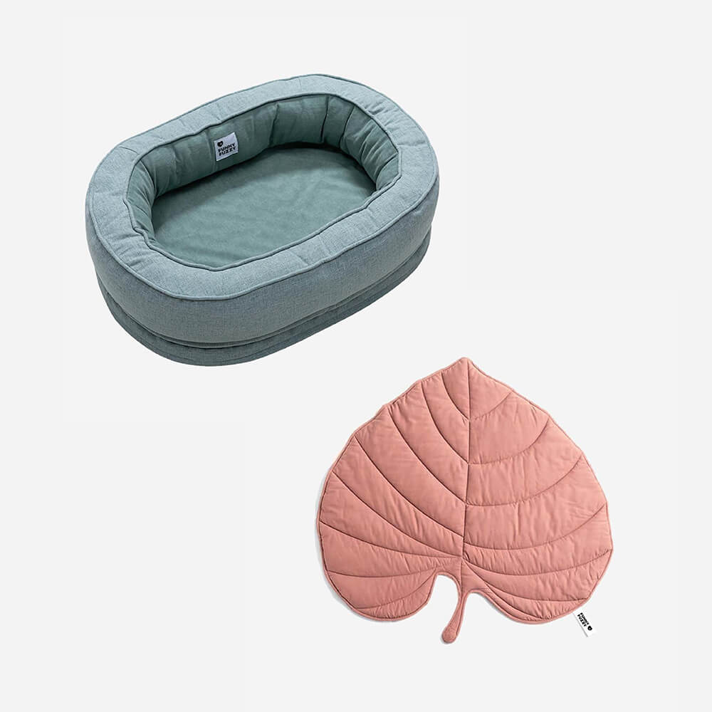 Fun Pet Blanket with Plush Dog Bed Cute Dog Accessories