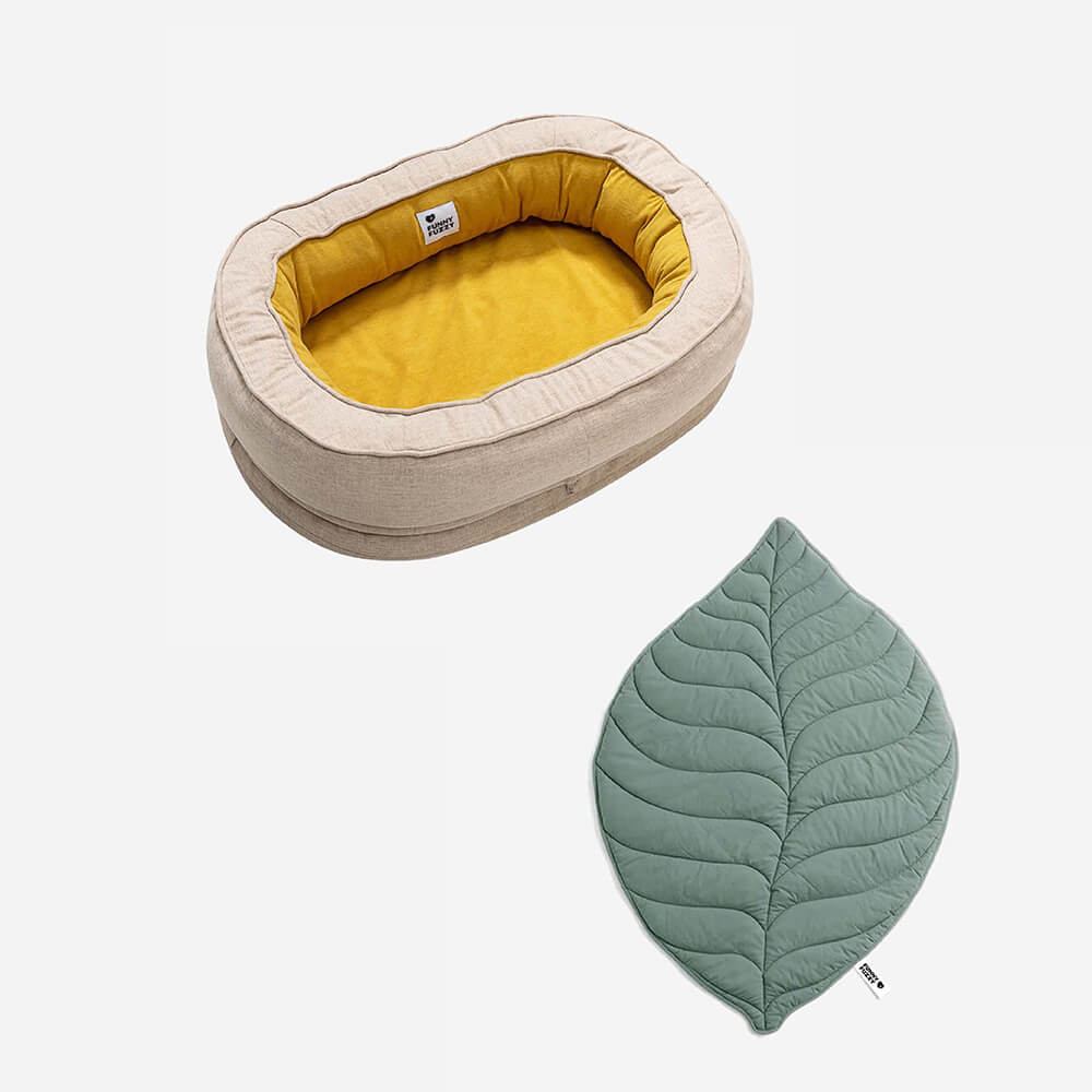 Fun Pet Blanket with Plush Dog Bed Cute Dog Accessories