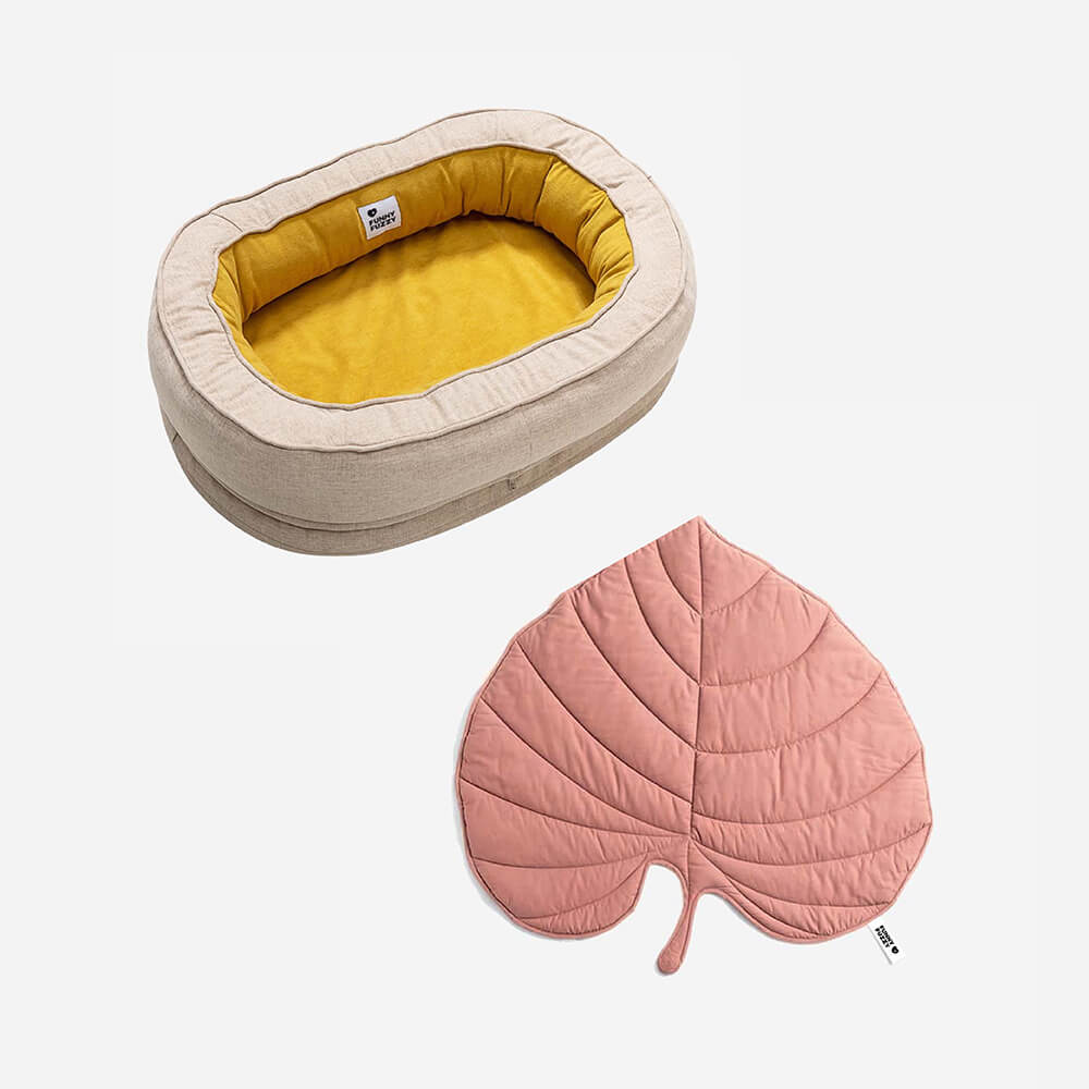 Fun Pet Blanket with Plush Dog Bed Cute Dog Accessories